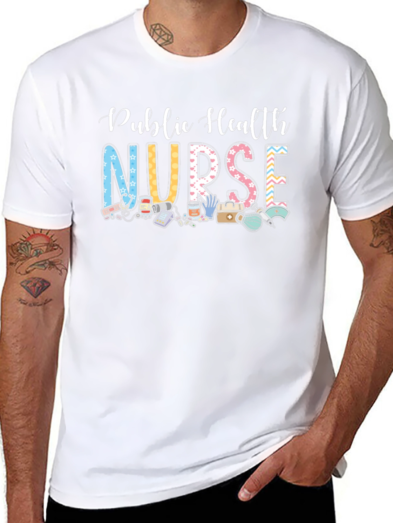 Public Health Nurse Graphic T-Shirt