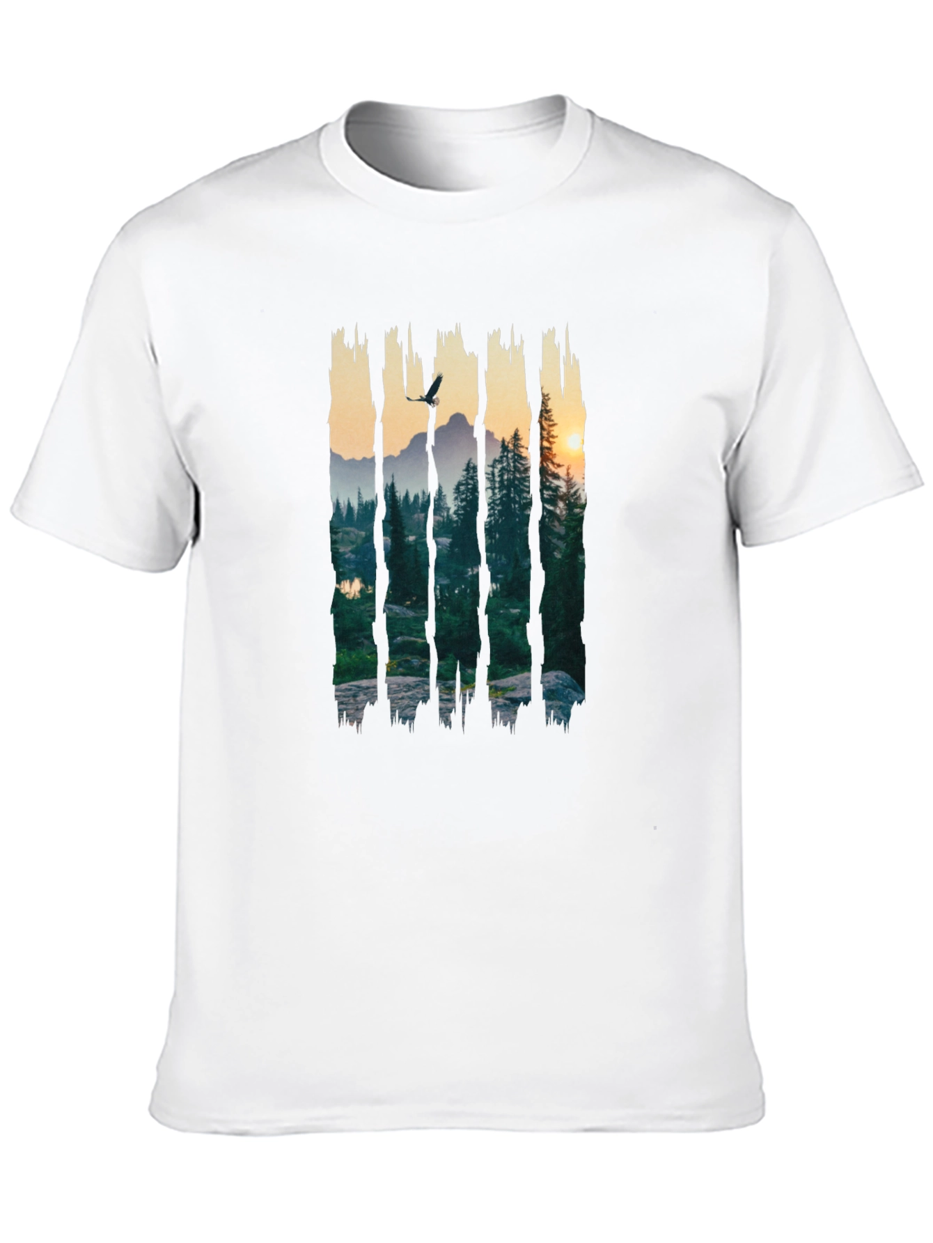 Nature Vista Graphic Tee - Mens Black T-Shirt