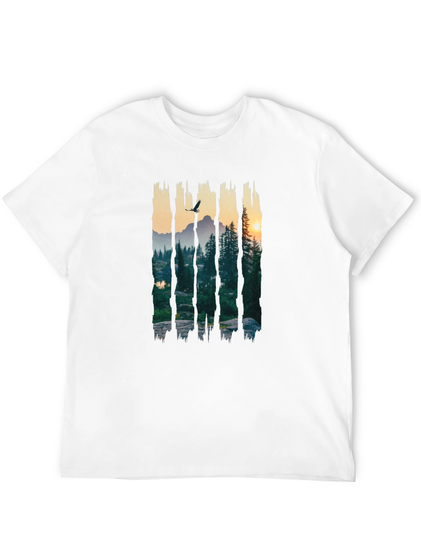 Nature Vista Graphic Tee - Mens Black T-Shirt
