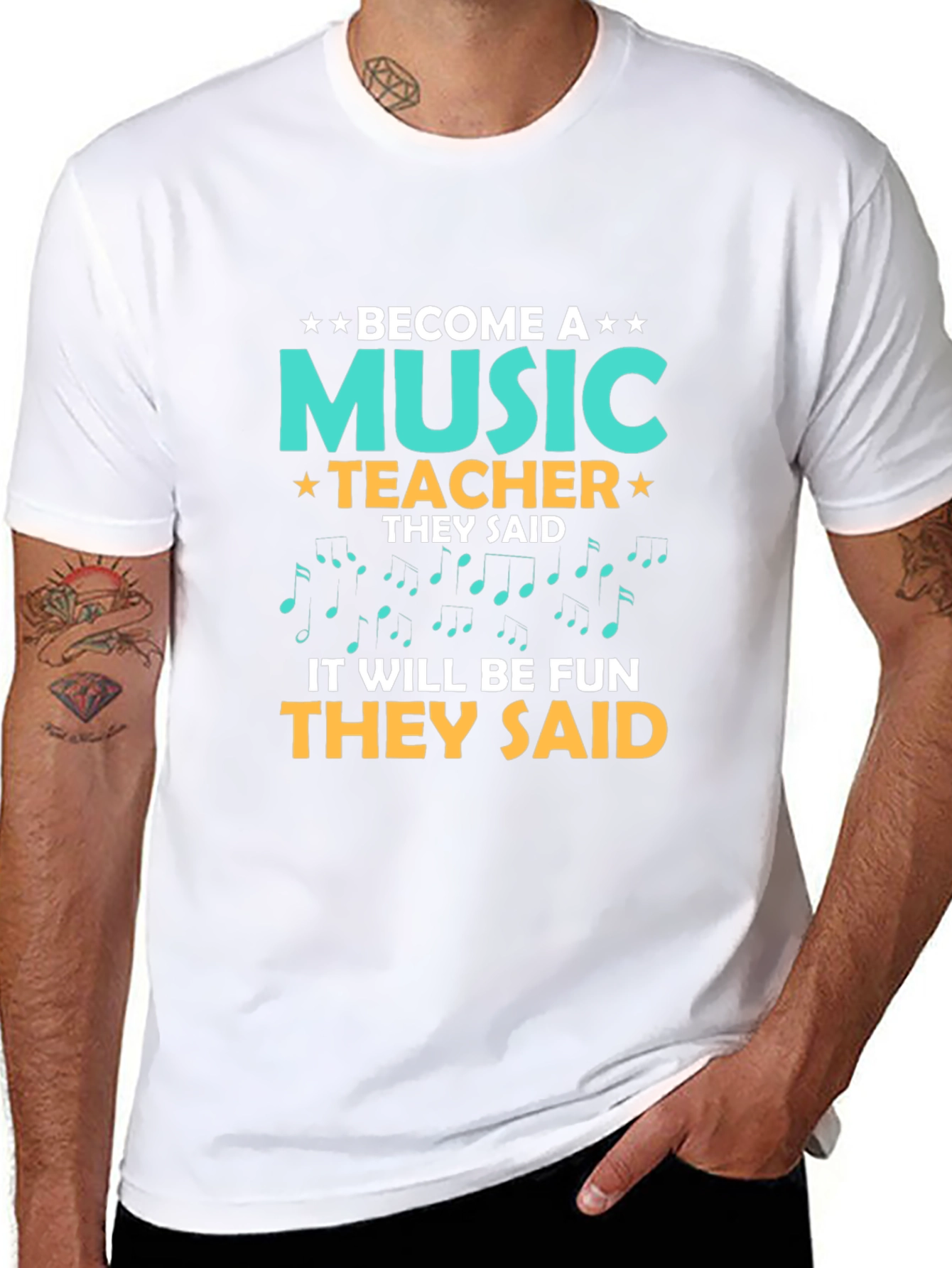 Music Teacher Graphic T-Shirt