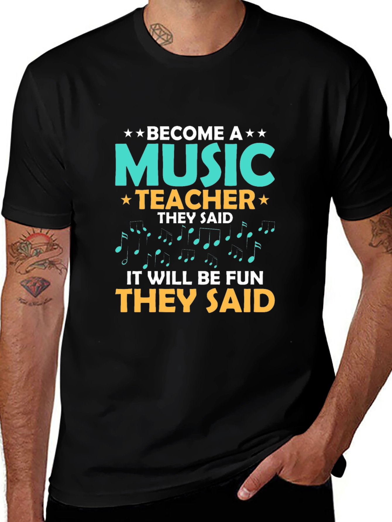Music Teacher Graphic T-Shirt