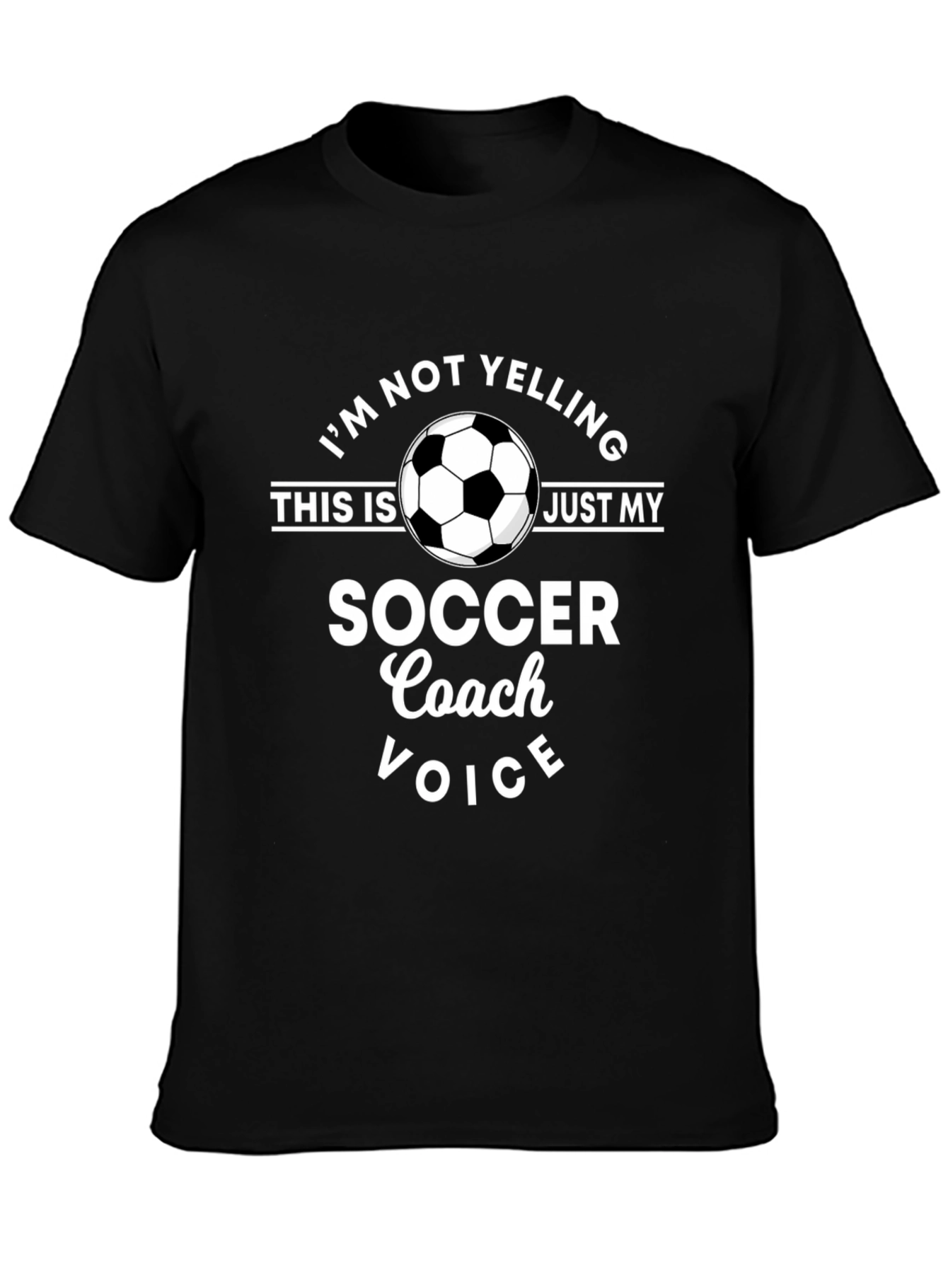 Soccer Coach Voice Graphic Tee