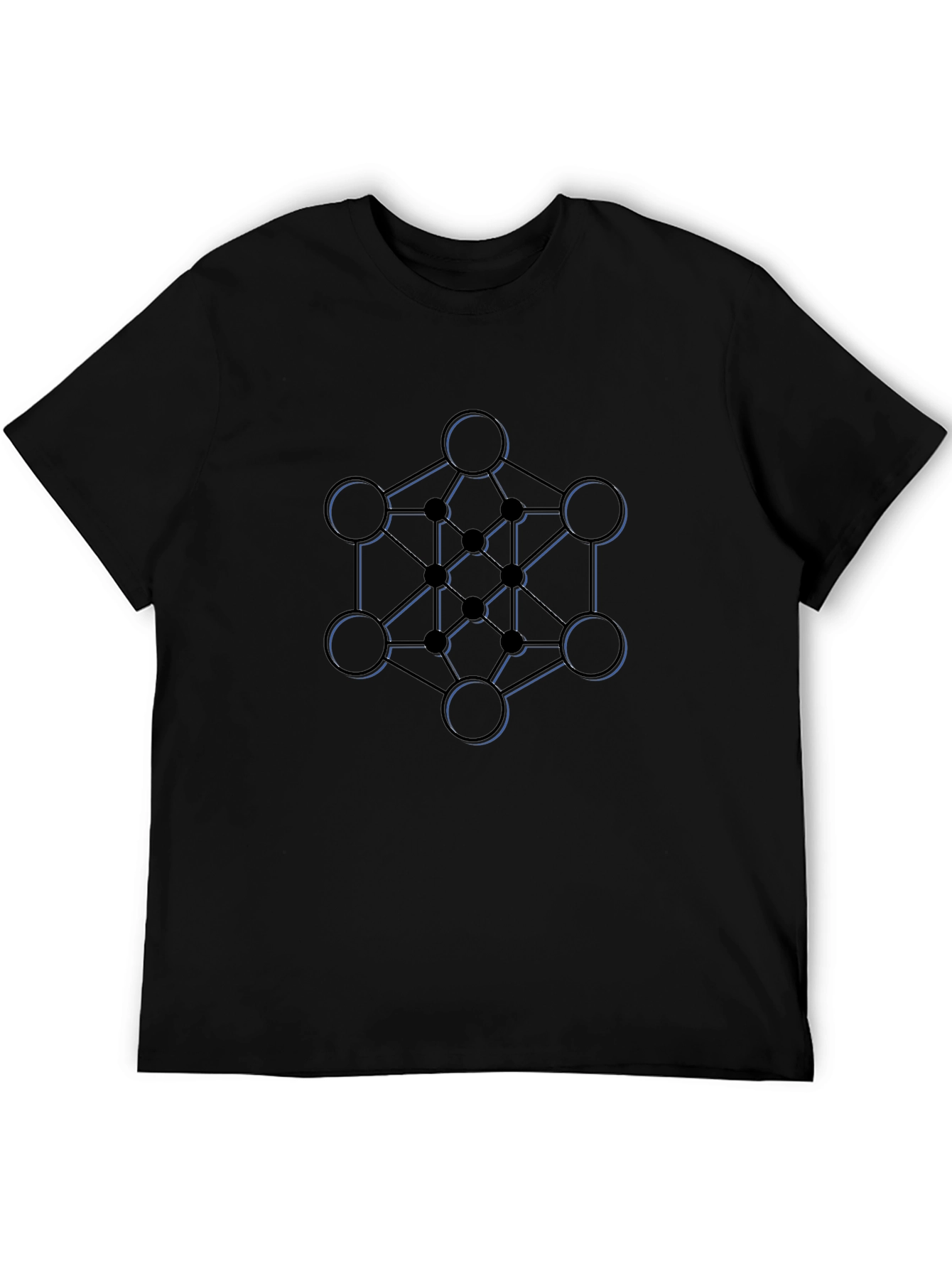 Geometric Graphic Tee - Metatrons Cube