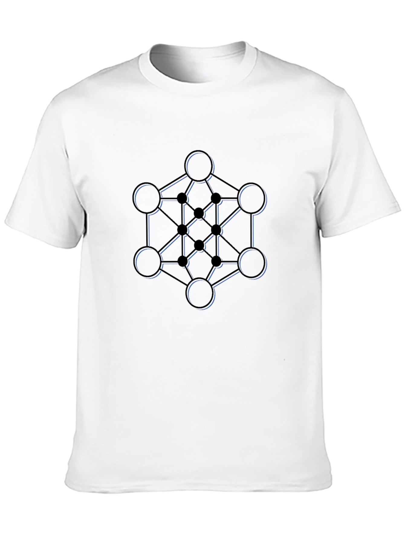 Geometric Graphic Tee - Metatrons Cube