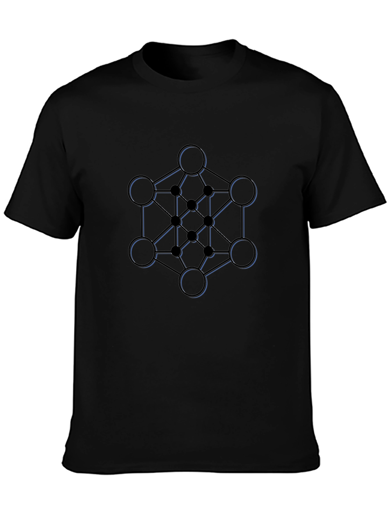 Geometric Graphic Tee - Metatrons Cube