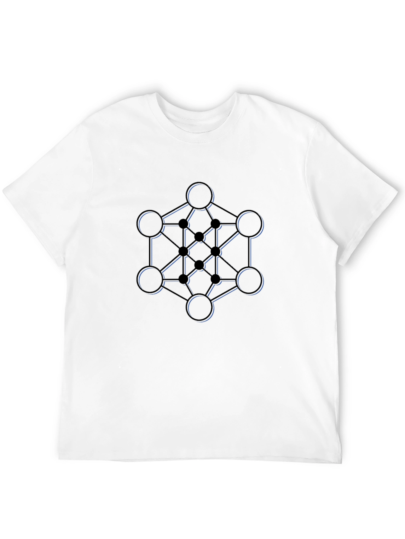 Geometric Graphic Tee - Metatrons Cube