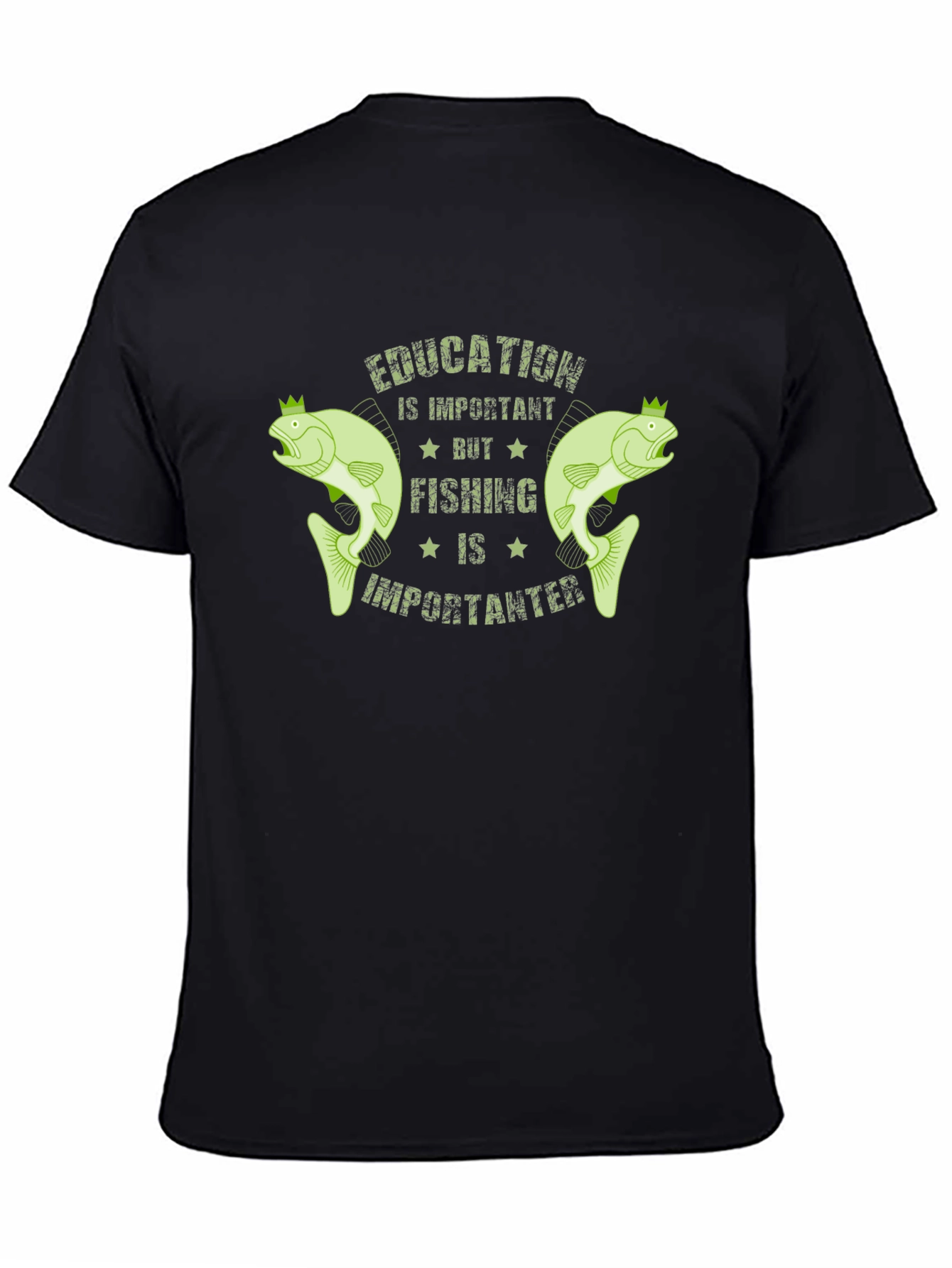 Fishing is Importanter Graphic Tee