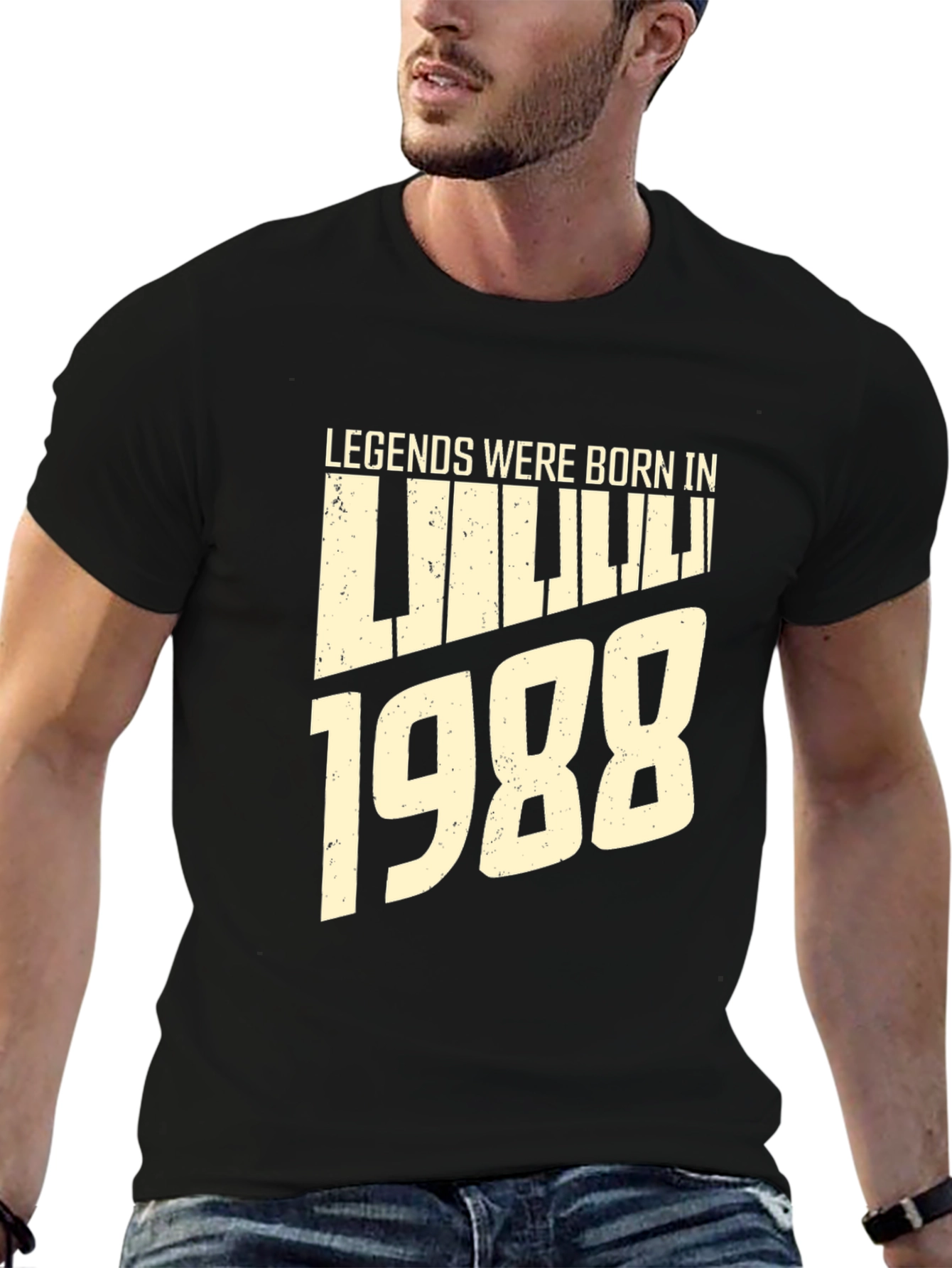 Legends Born in 1988 Black T-Shirt