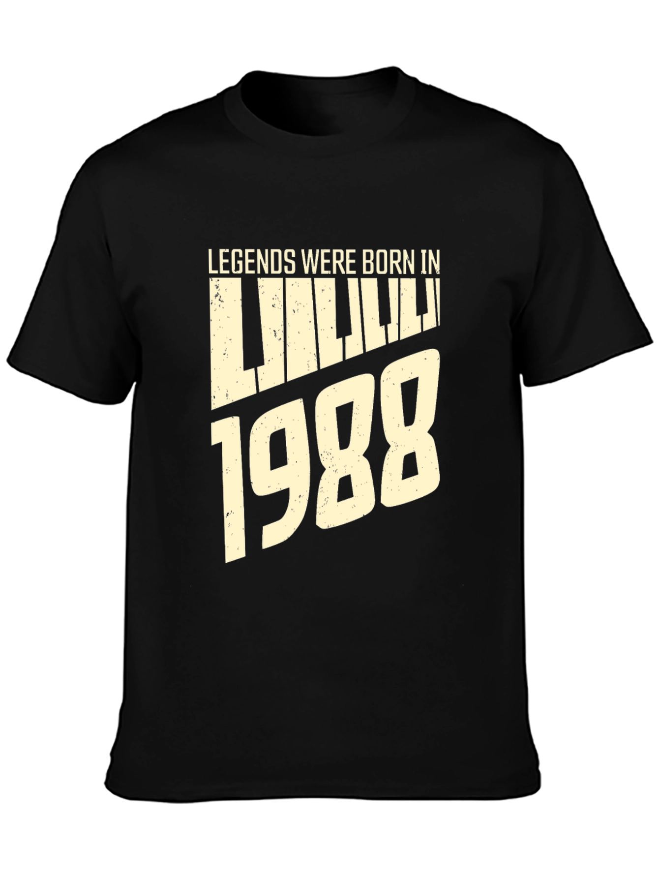 Legends Born in 1988 Black T-Shirt