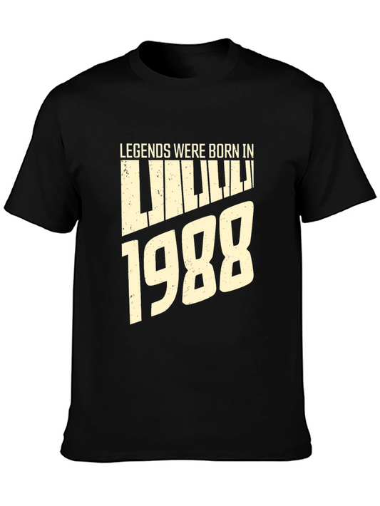 Legends Born in 1988 Black T-Shirt