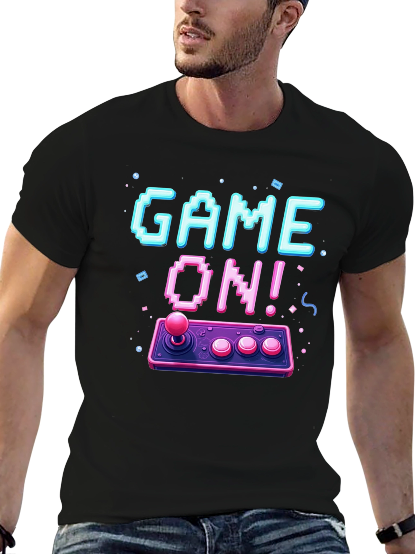 Game On T-Shirt - Retro Gamer Style!
