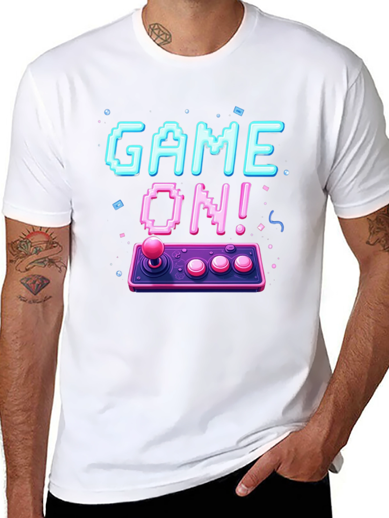 Game On T-Shirt - Retro Gamer Style!