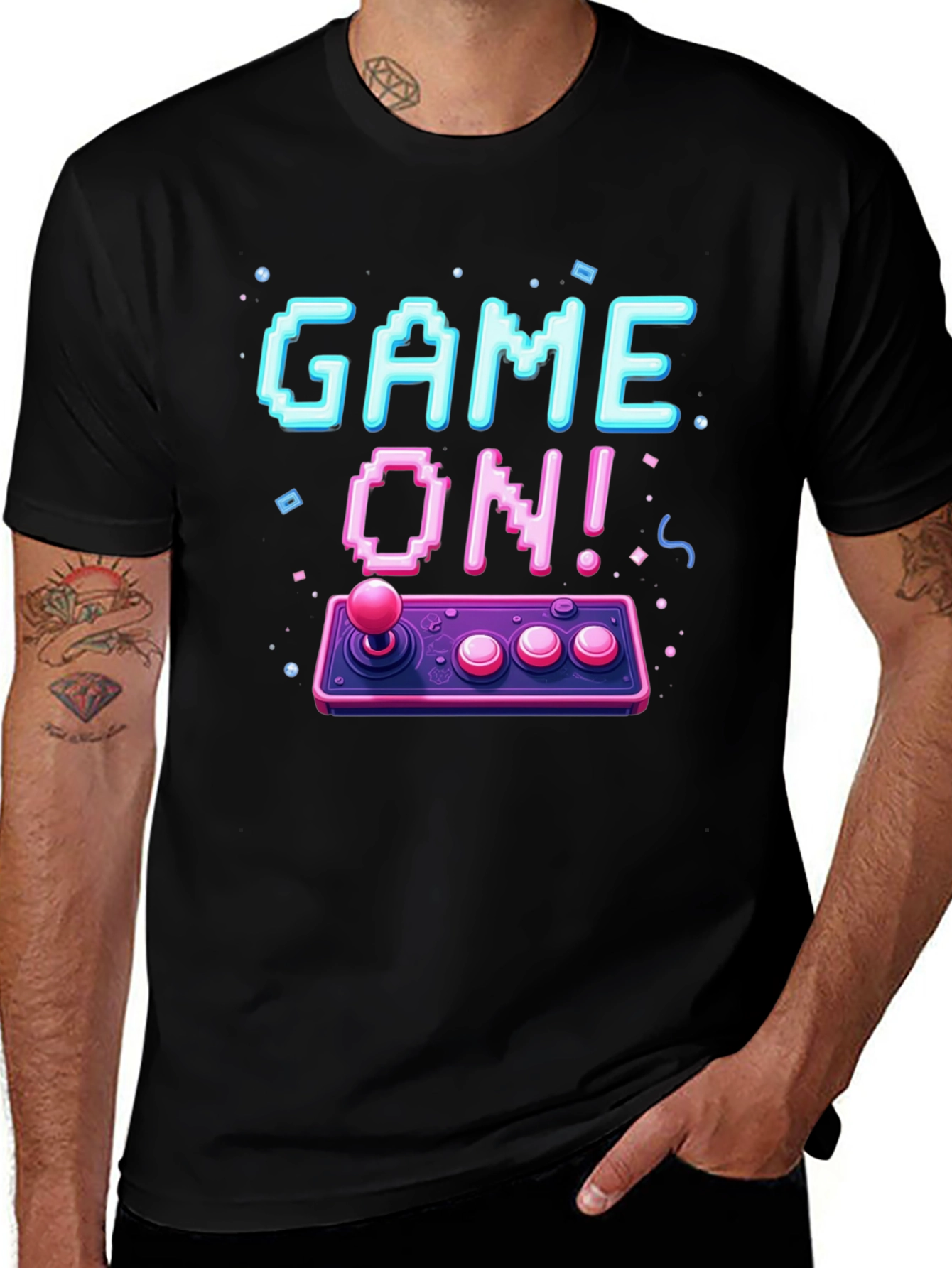 Game On T-Shirt - Retro Gamer Style!