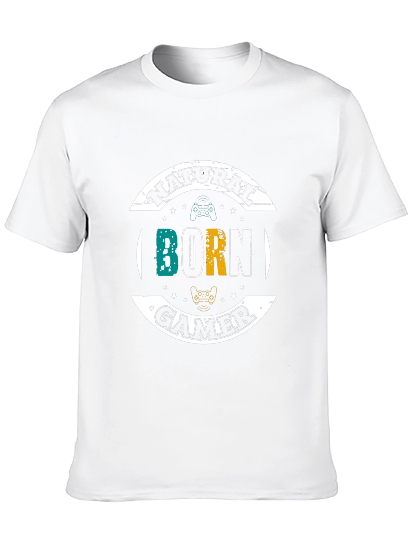 Natural Born Gamer T-Shirt - Black Cotton Tee