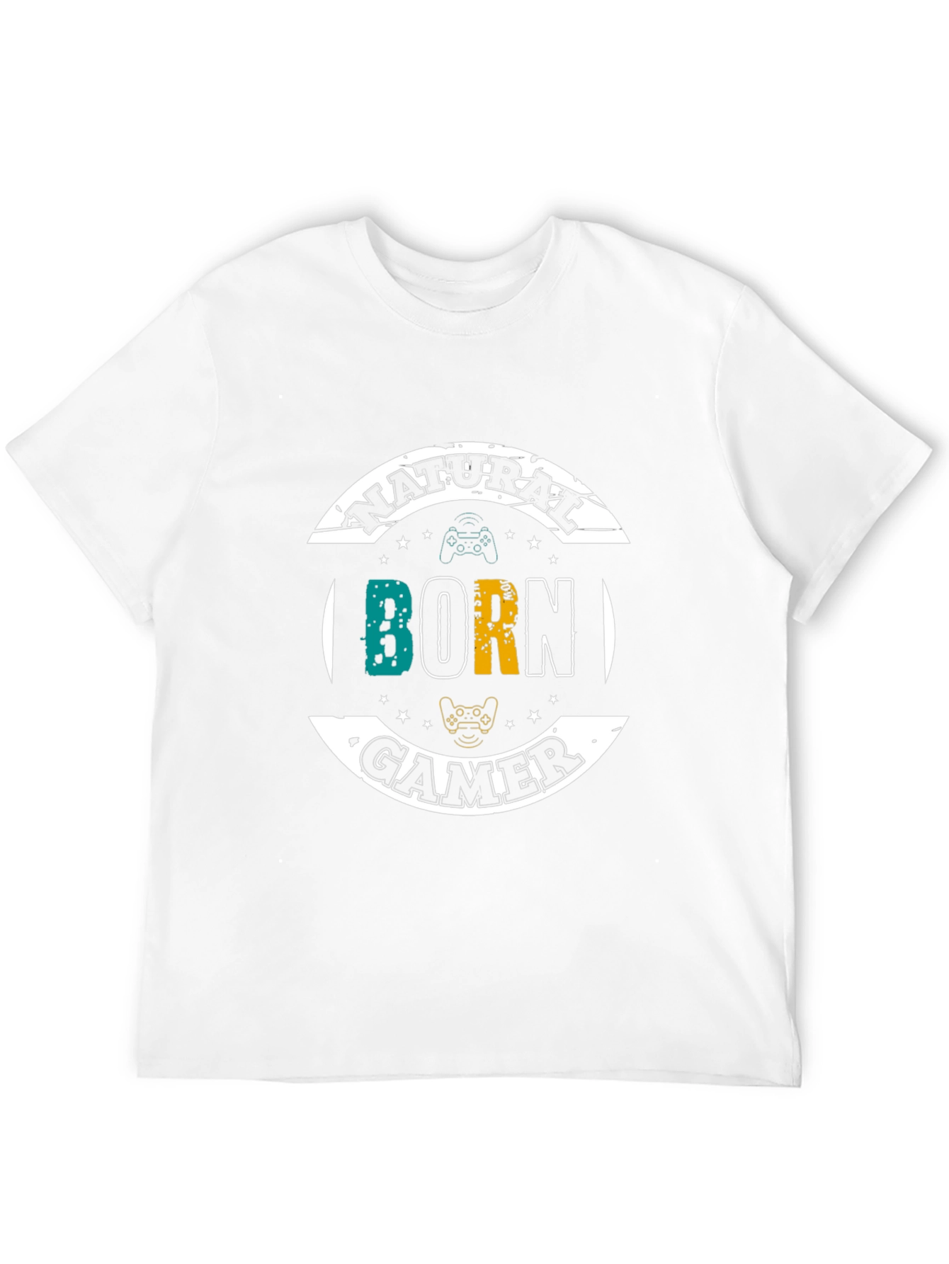 Natural Born Gamer T-Shirt - Black Cotton Tee