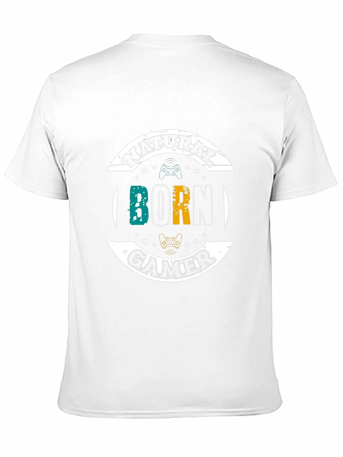 Natural Born Gamer T-Shirt - Black Cotton Tee