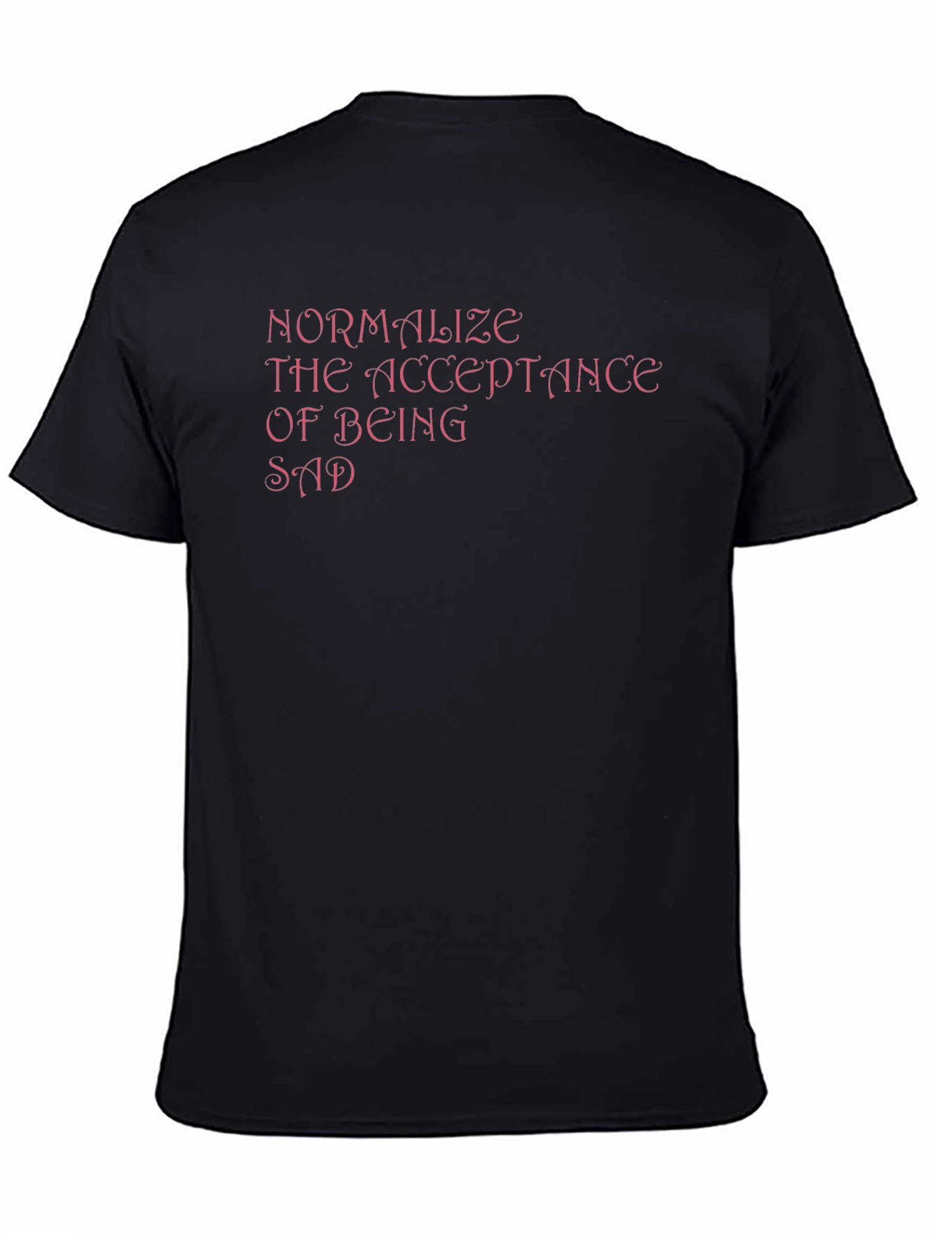 Normalize Sadness Black Tee