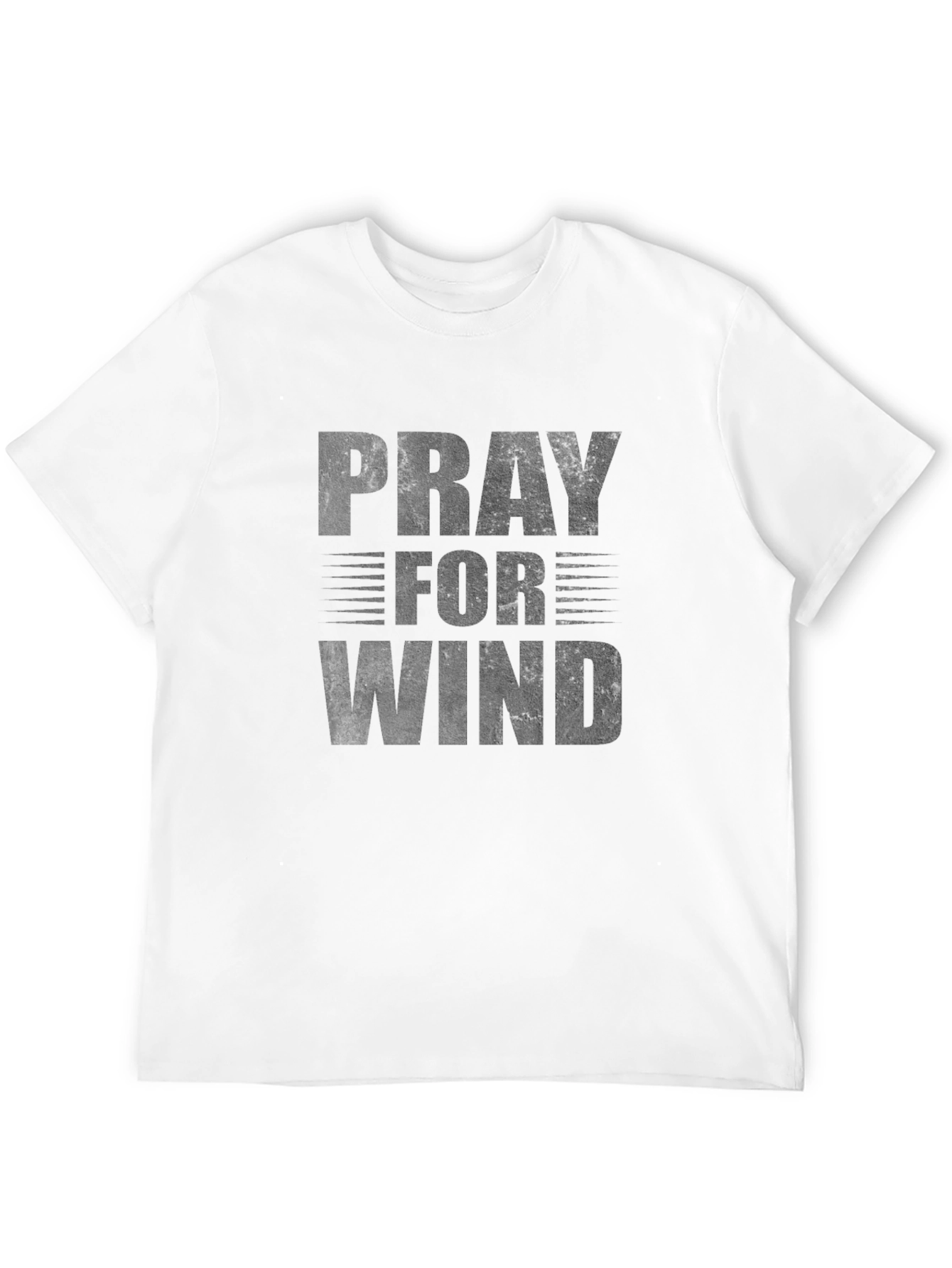 Pray For Wind Black Graphic Tee