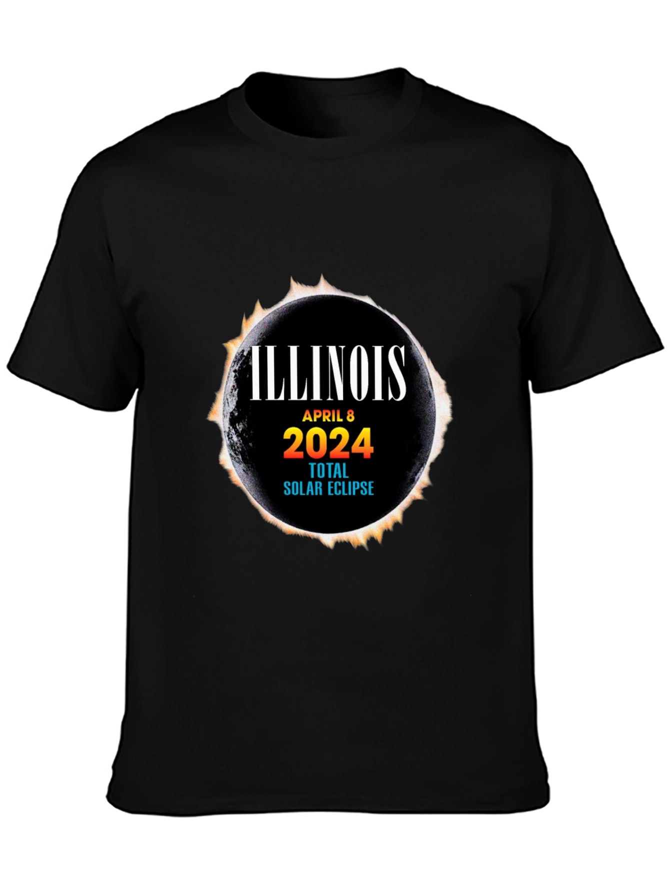 Illinois Total Solar Eclipse April 8 2024 T-Shirt