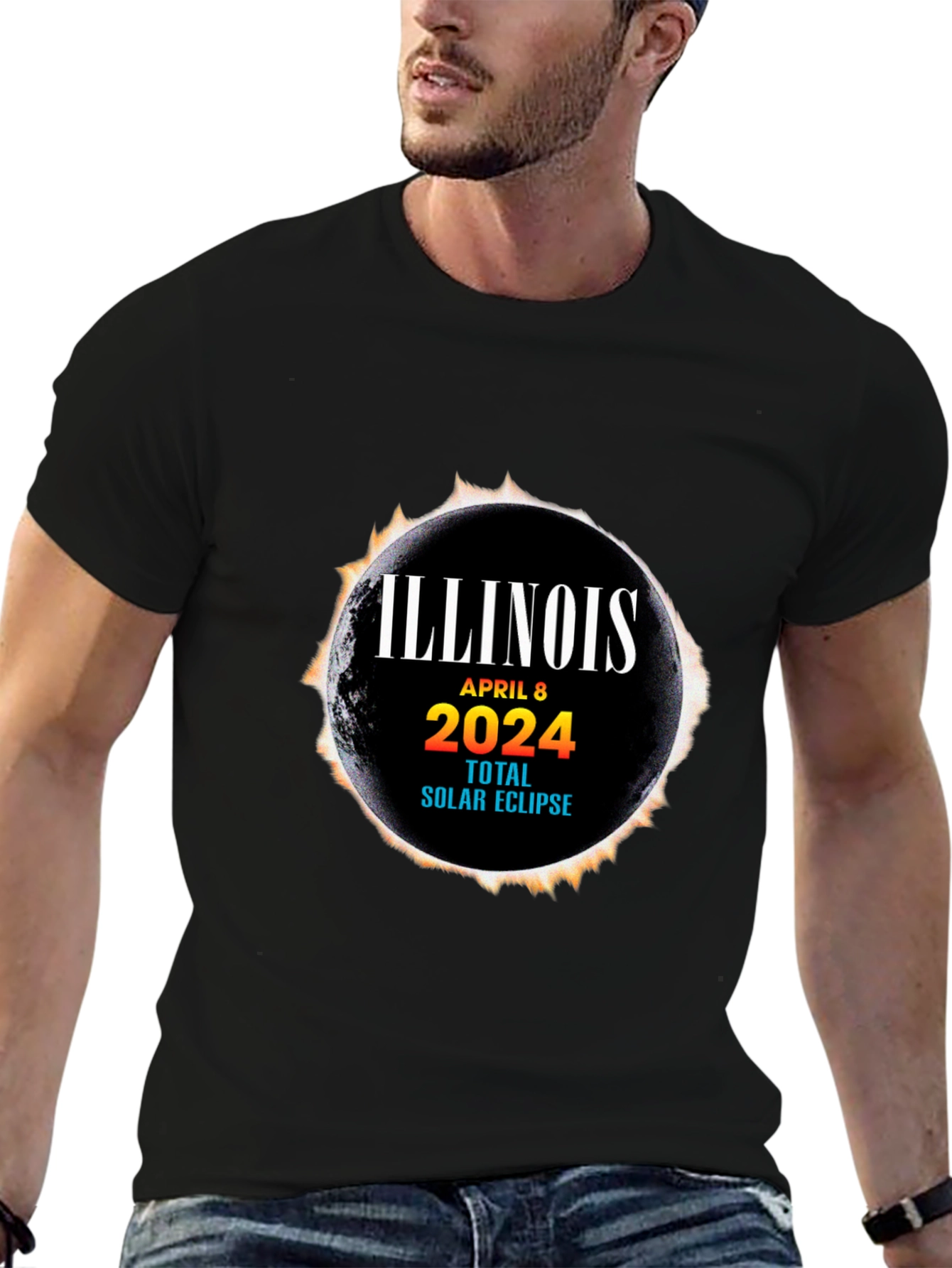 Illinois Total Solar Eclipse April 8 2024 T-Shirt