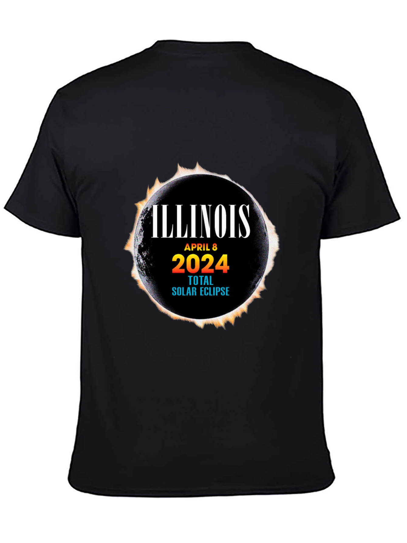 Illinois Total Solar Eclipse April 8 2024 T-Shirt