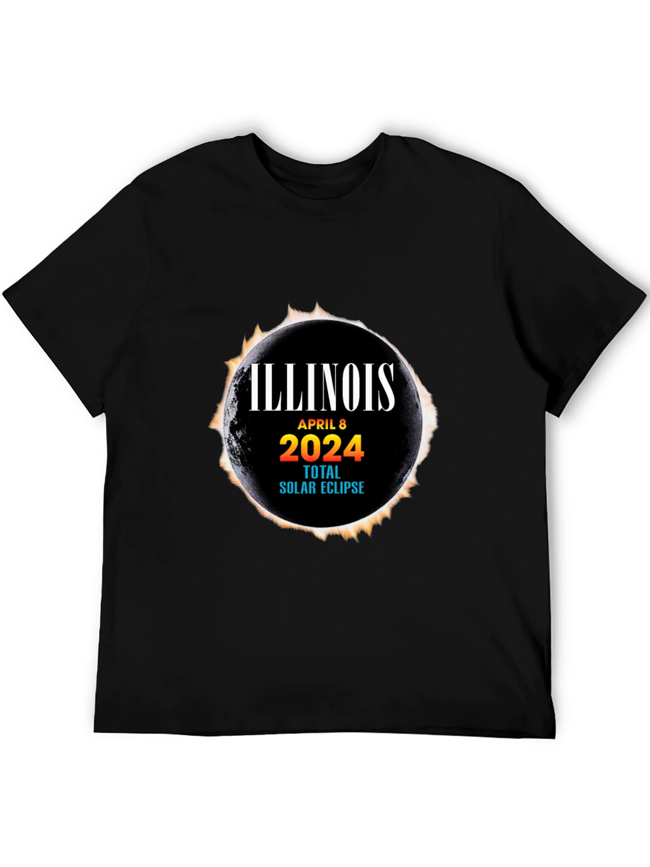 Illinois Total Solar Eclipse April 8 2024 T-Shirt
