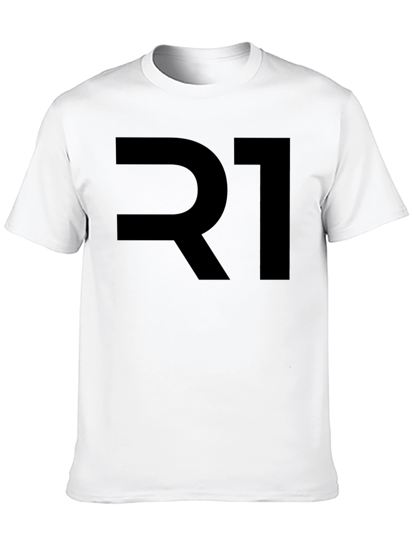 Black R1 Graphic Tee - Modern Style