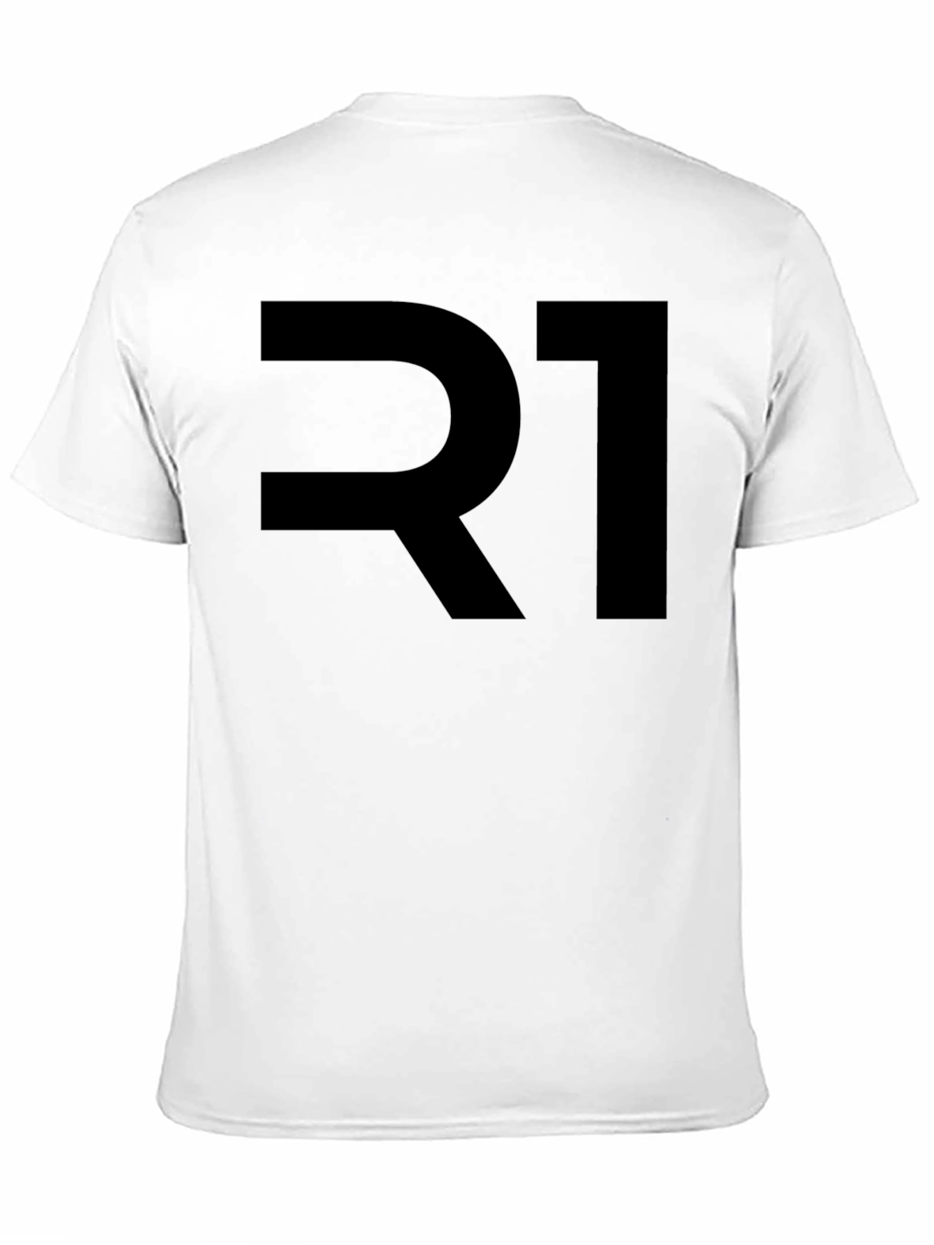 Black R1 Graphic Tee - Modern Style