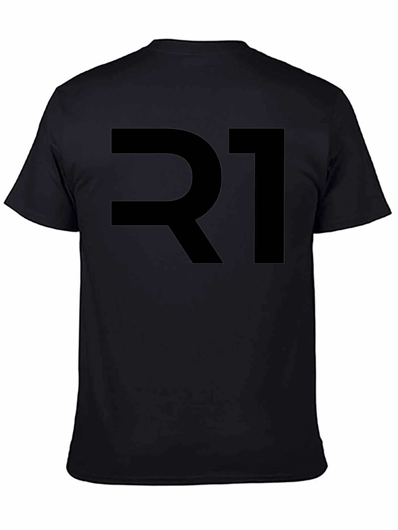 Black R1 Graphic Tee - Modern Style