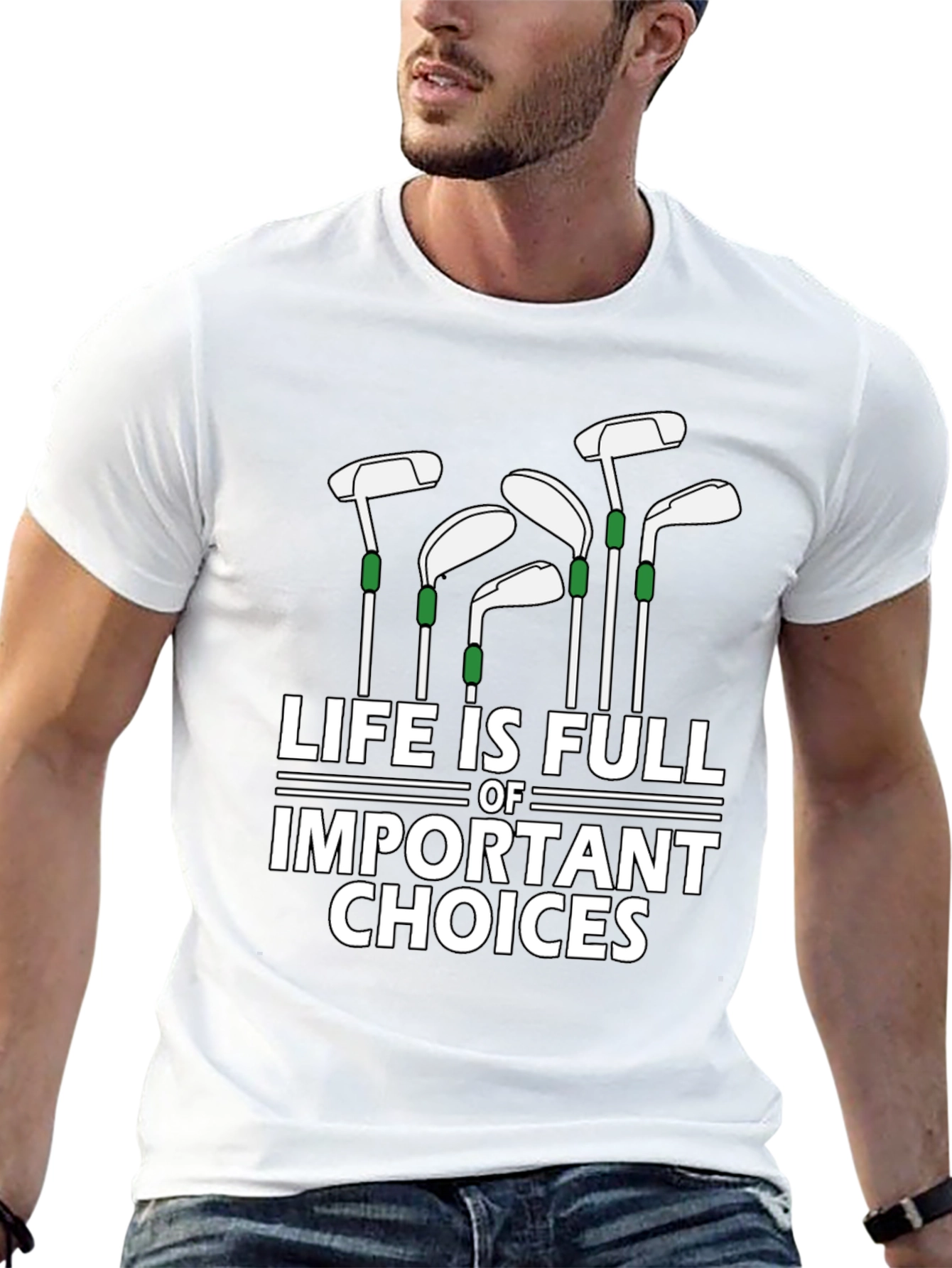 Golf Lover T-Shirt: Lifes Important Choices