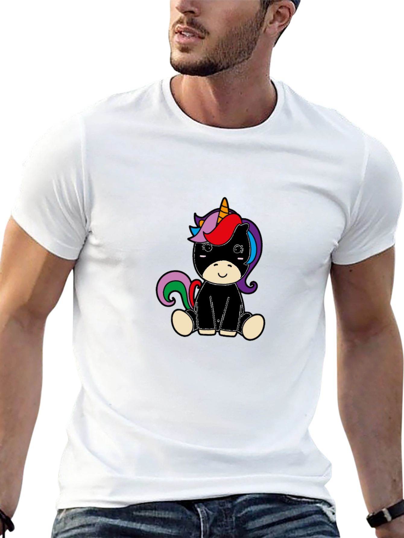 Black Unicorn Graphic Tee