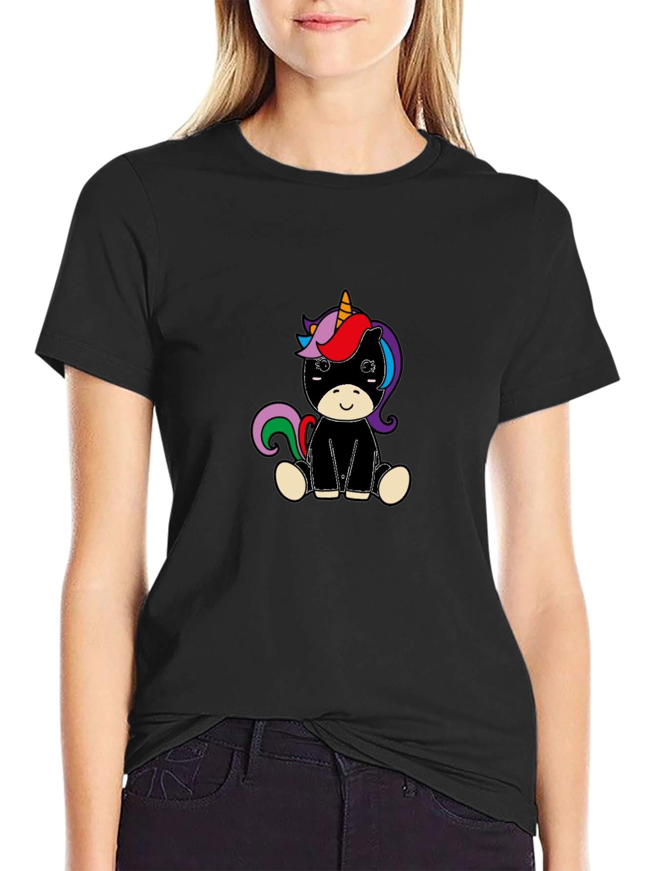 Black Unicorn Graphic Tee
