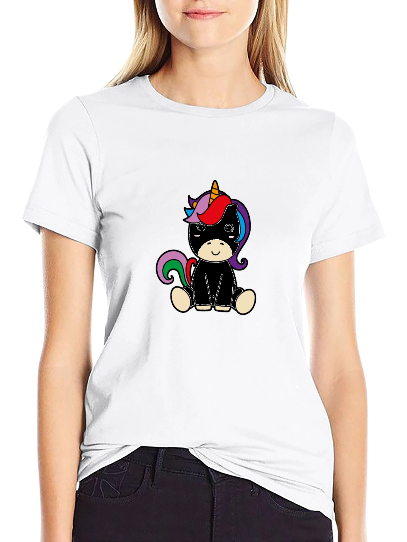 Black Unicorn Graphic Tee