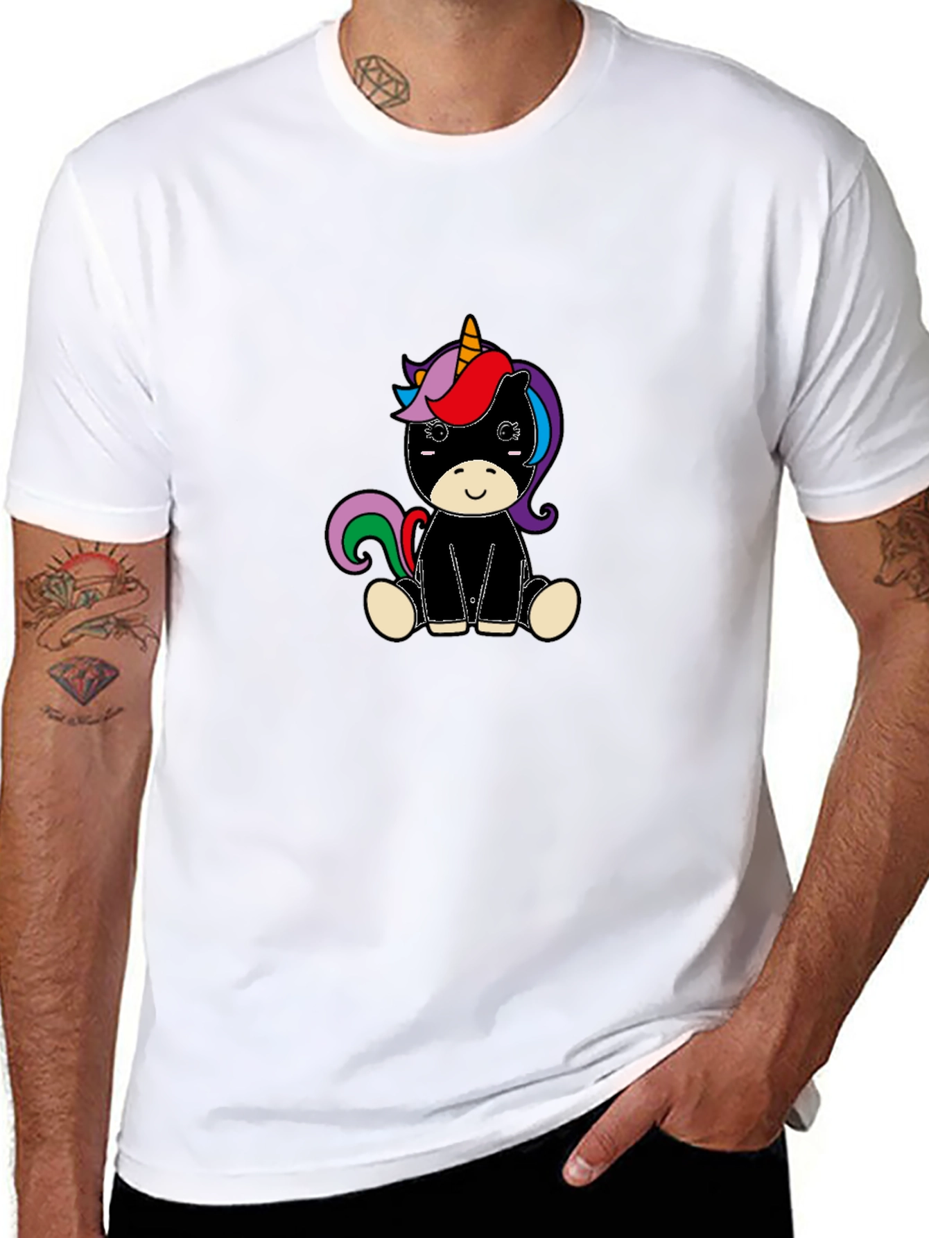 Black Unicorn Graphic Tee