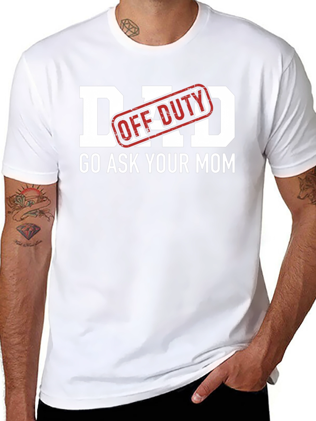 Dad Off-Duty T-Shirt - Funny Parent Tee