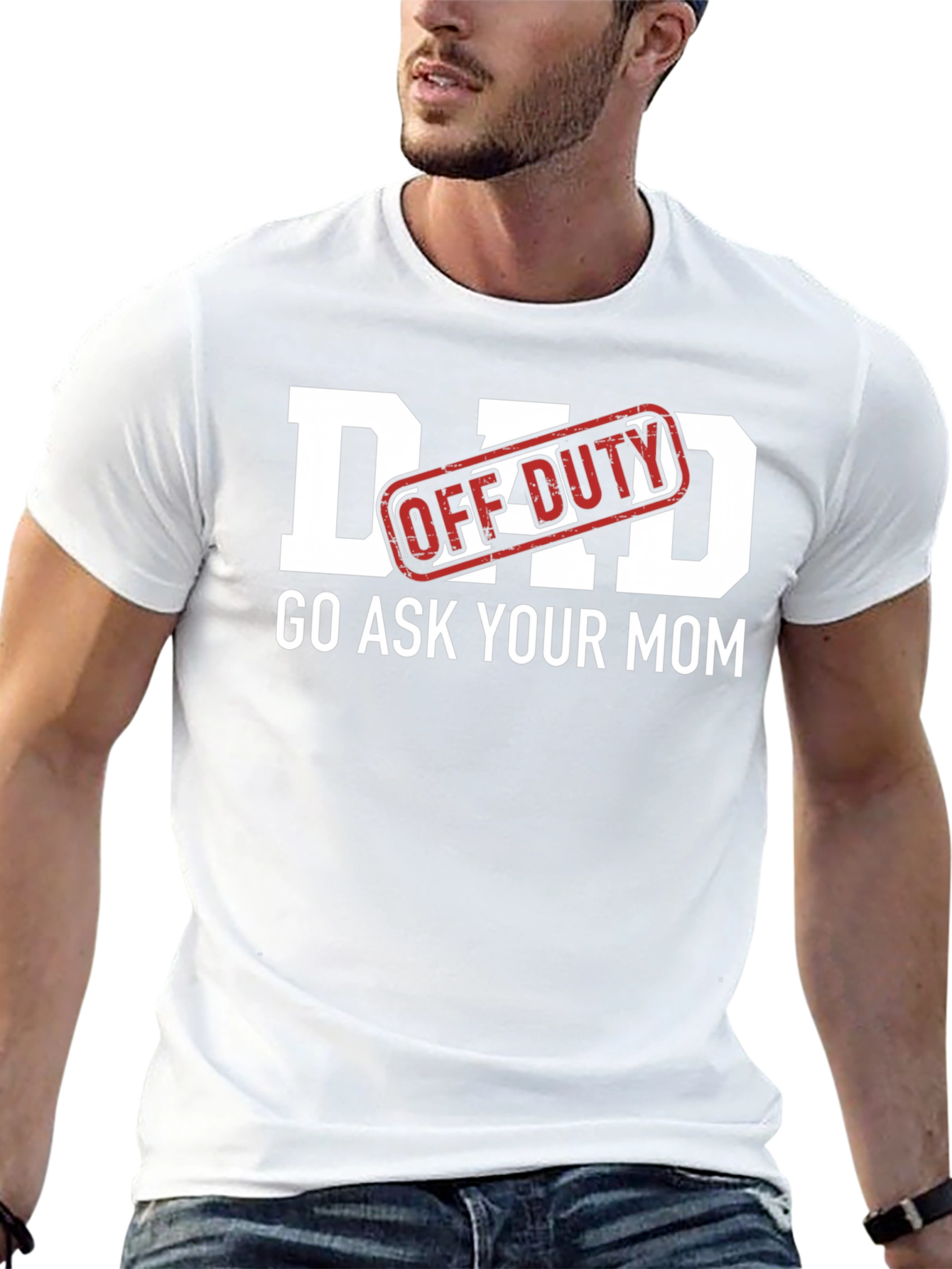 Dad Off-Duty T-Shirt - Funny Parent Tee
