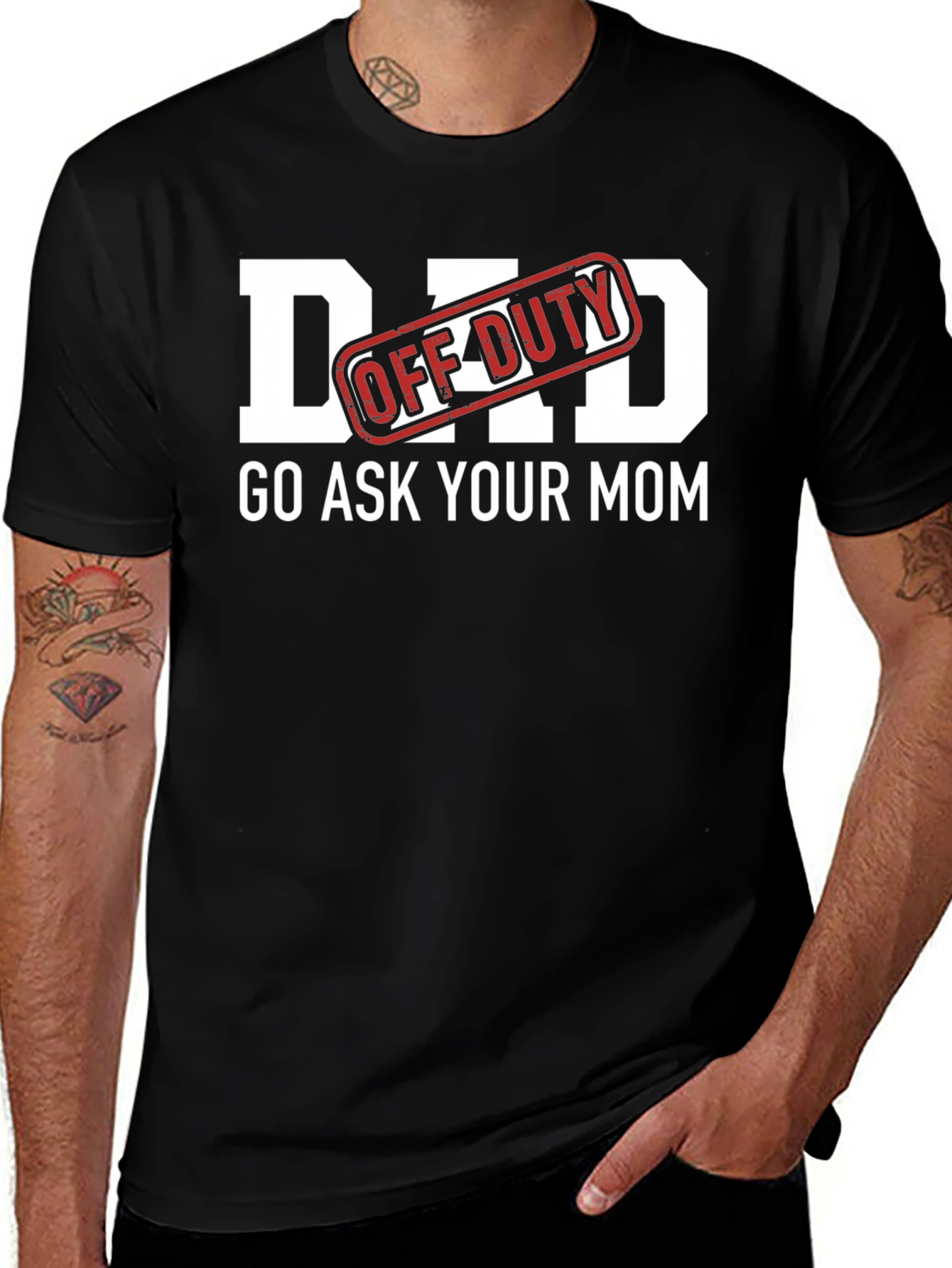 Dad Off-Duty T-Shirt - Funny Parent Tee