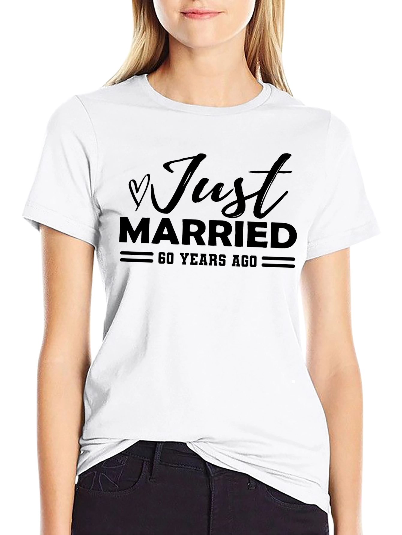 Just Married 60 Years Ago T-Shirt