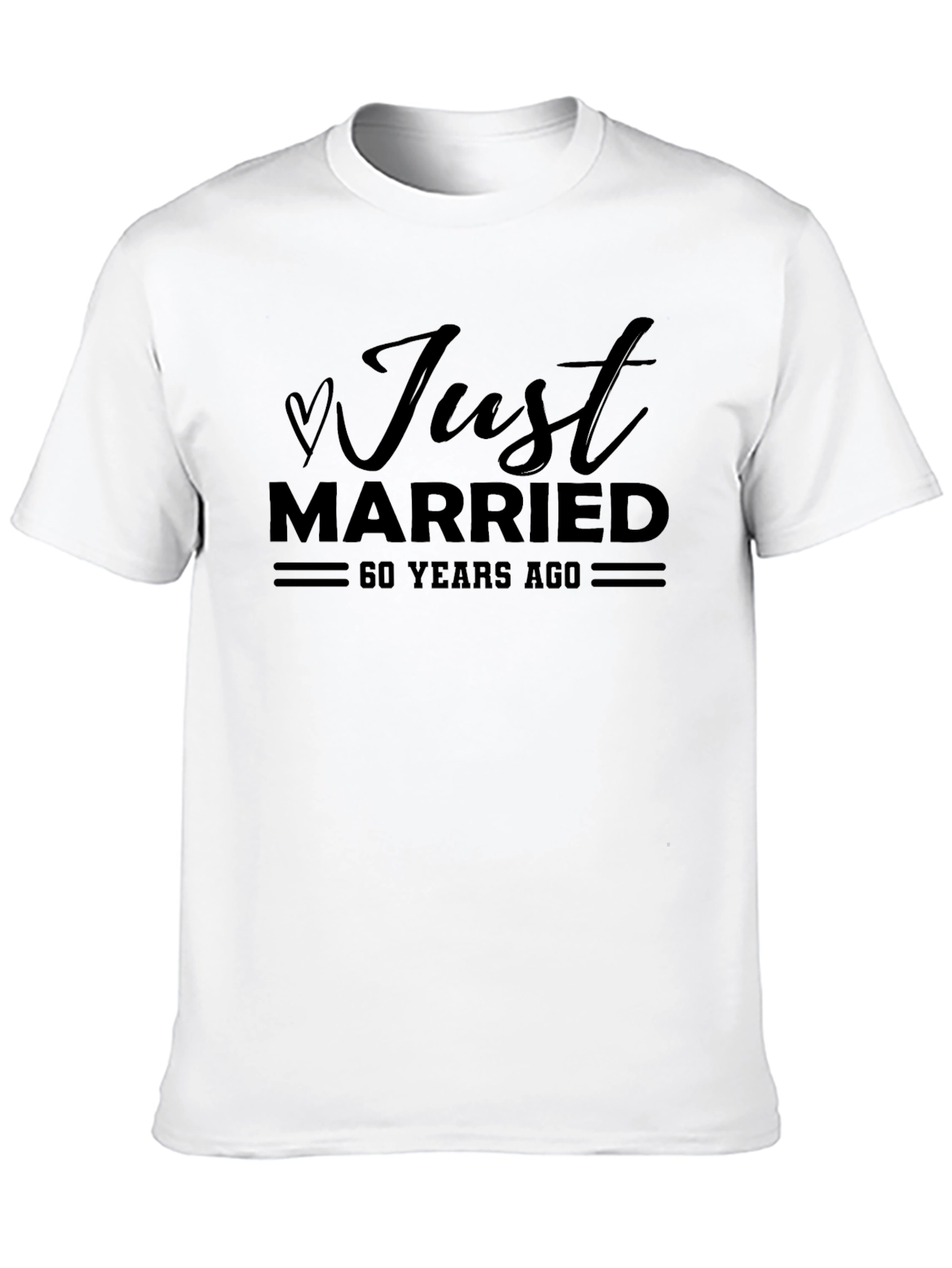 Just Married 60 Years Ago T-Shirt