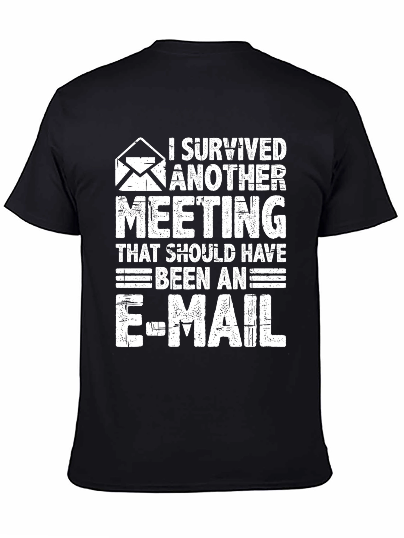 I Survived Another Meeting T-Shirt Funny Office Tee