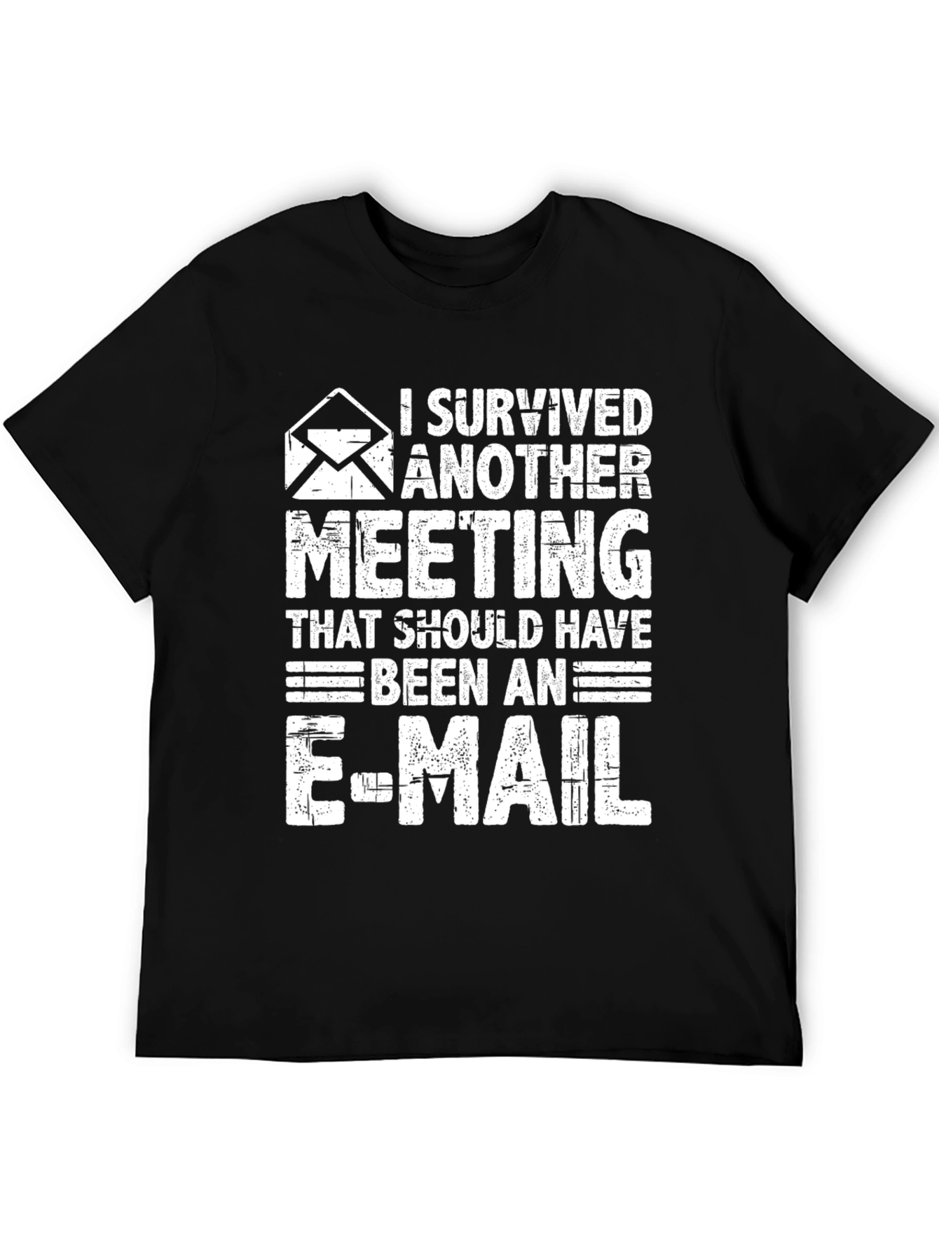 I Survived Another Meeting T-Shirt Funny Office Tee