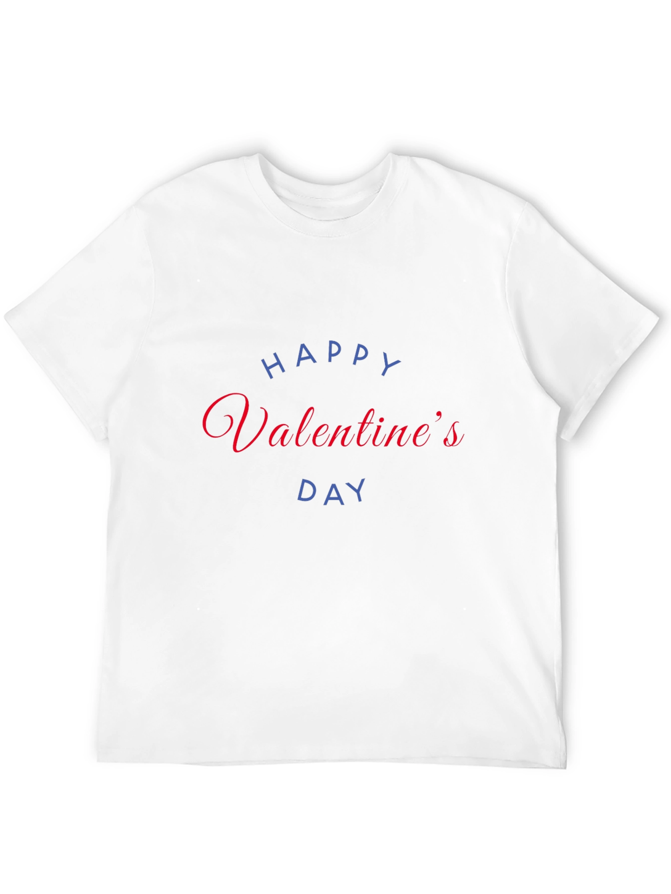 Happy Valentines Day Black T-Shirt