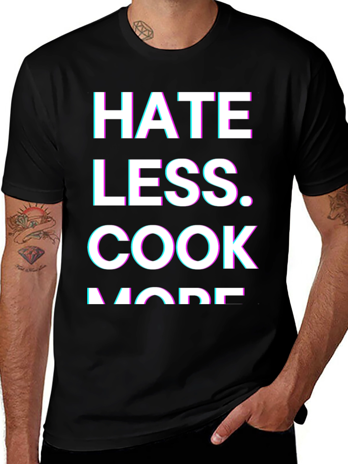 Hate Less Cook More T-Shirt