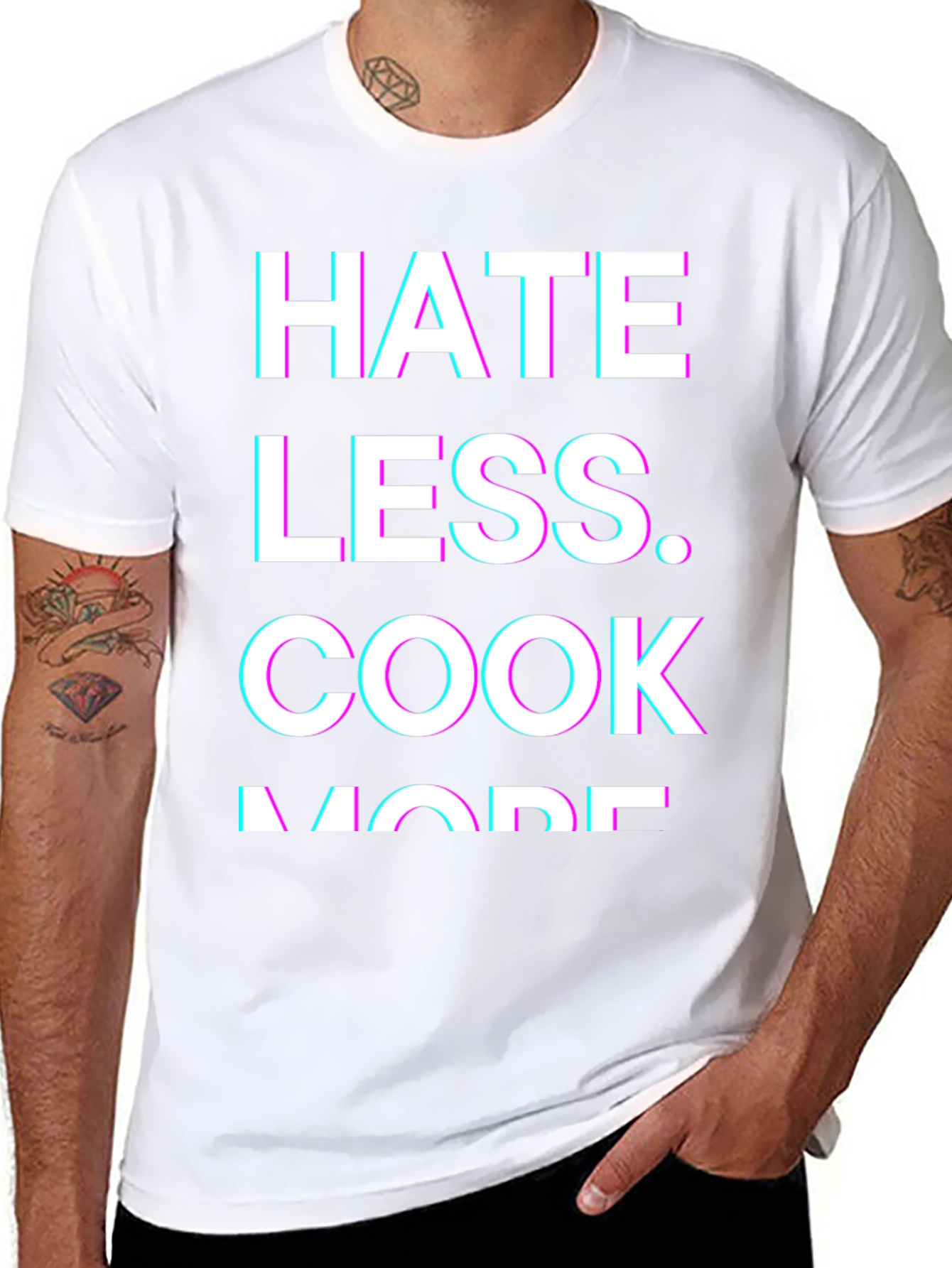 Hate Less Cook More T-Shirt