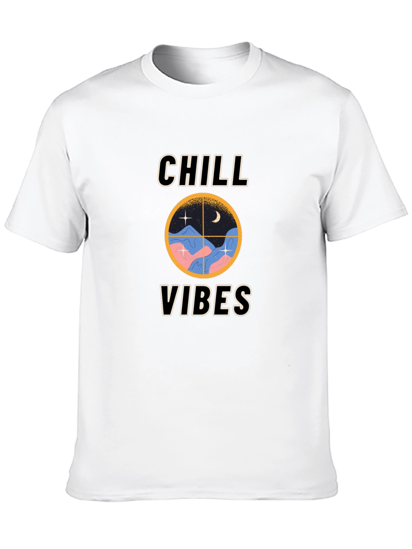 Chill Vibes Graphic T-Shirt - Relaxed Fit