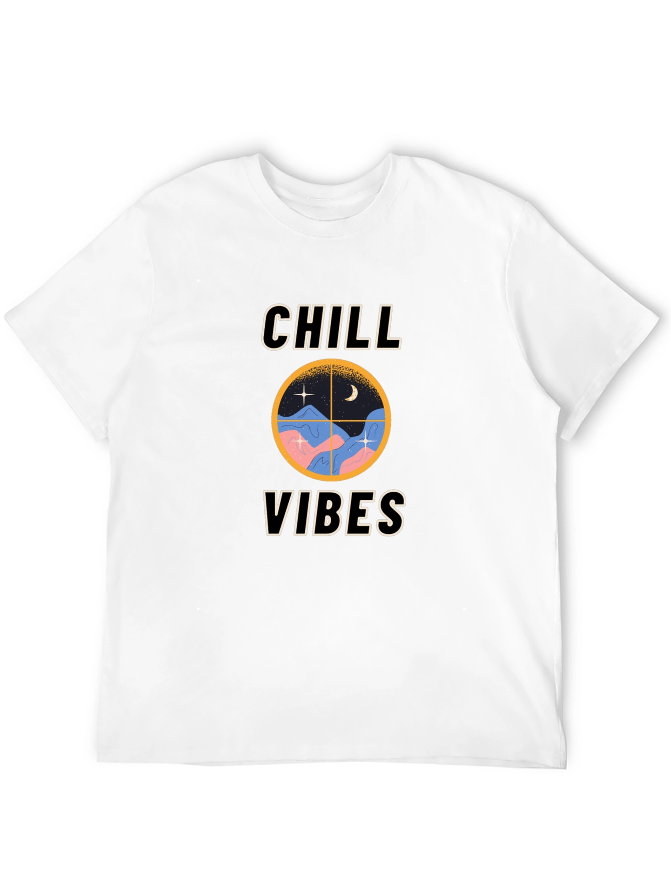 Chill Vibes Graphic T-Shirt - Relaxed Fit
