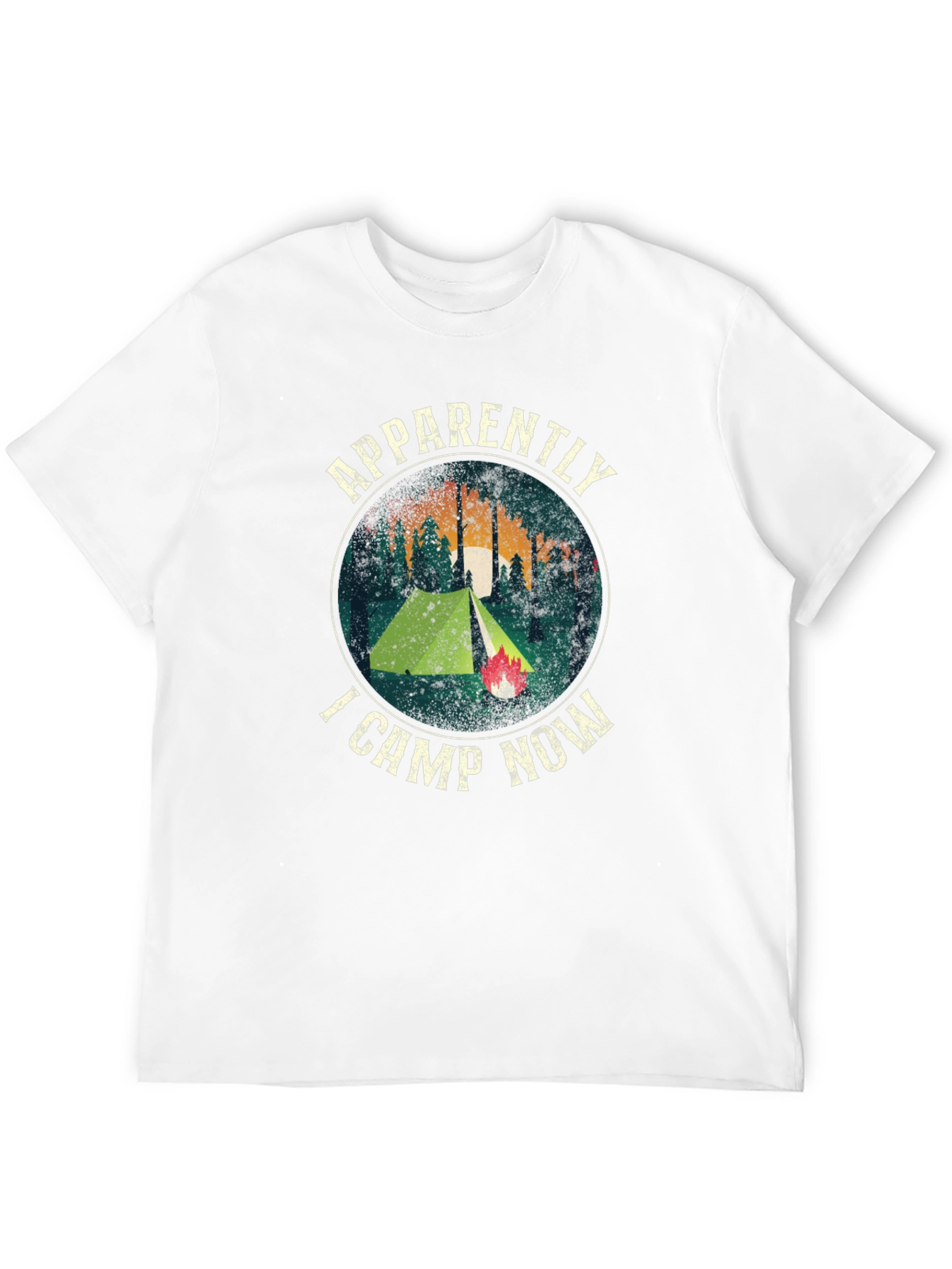 Apparently I Camp Now Graphic T-Shirt