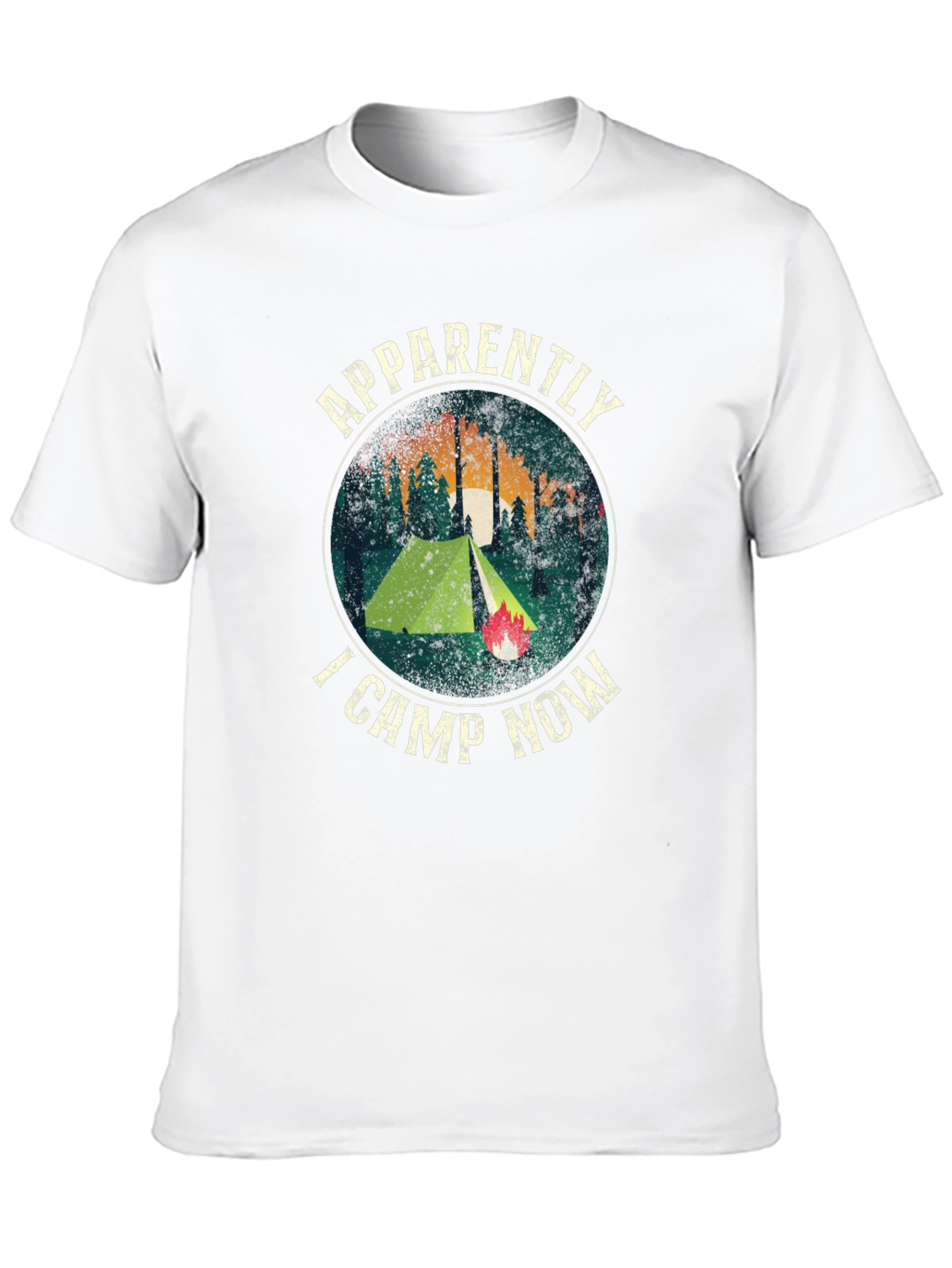 Apparently I Camp Now Graphic T-Shirt