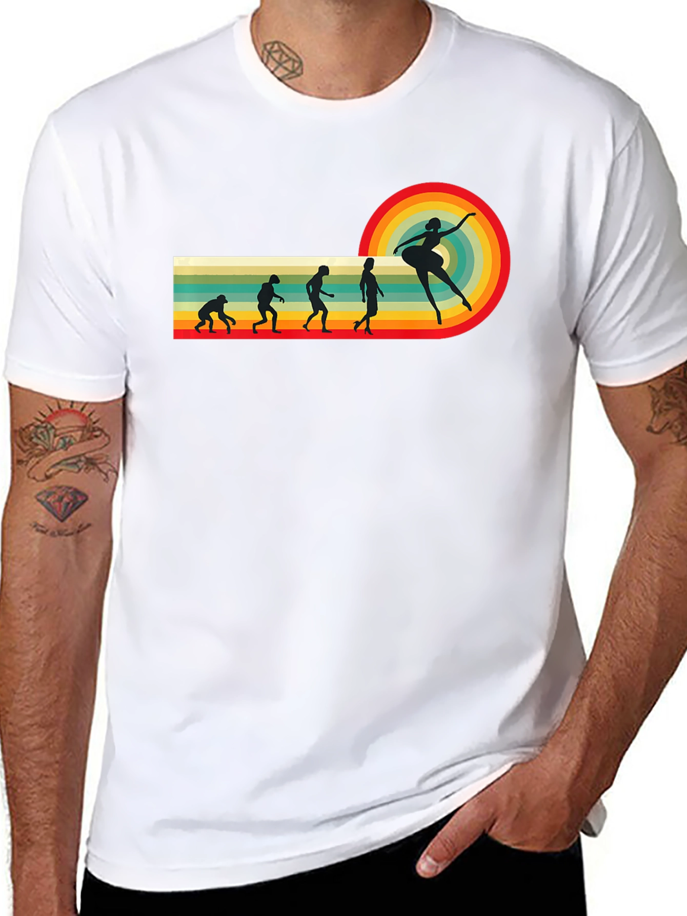 Evolution of Dance Graphic Tee - Retro Style
