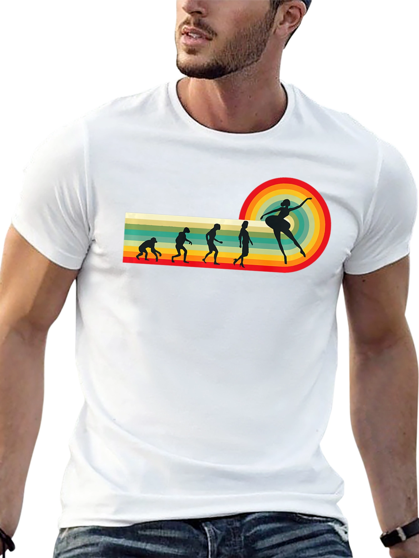 Evolution of Dance Graphic Tee - Retro Style